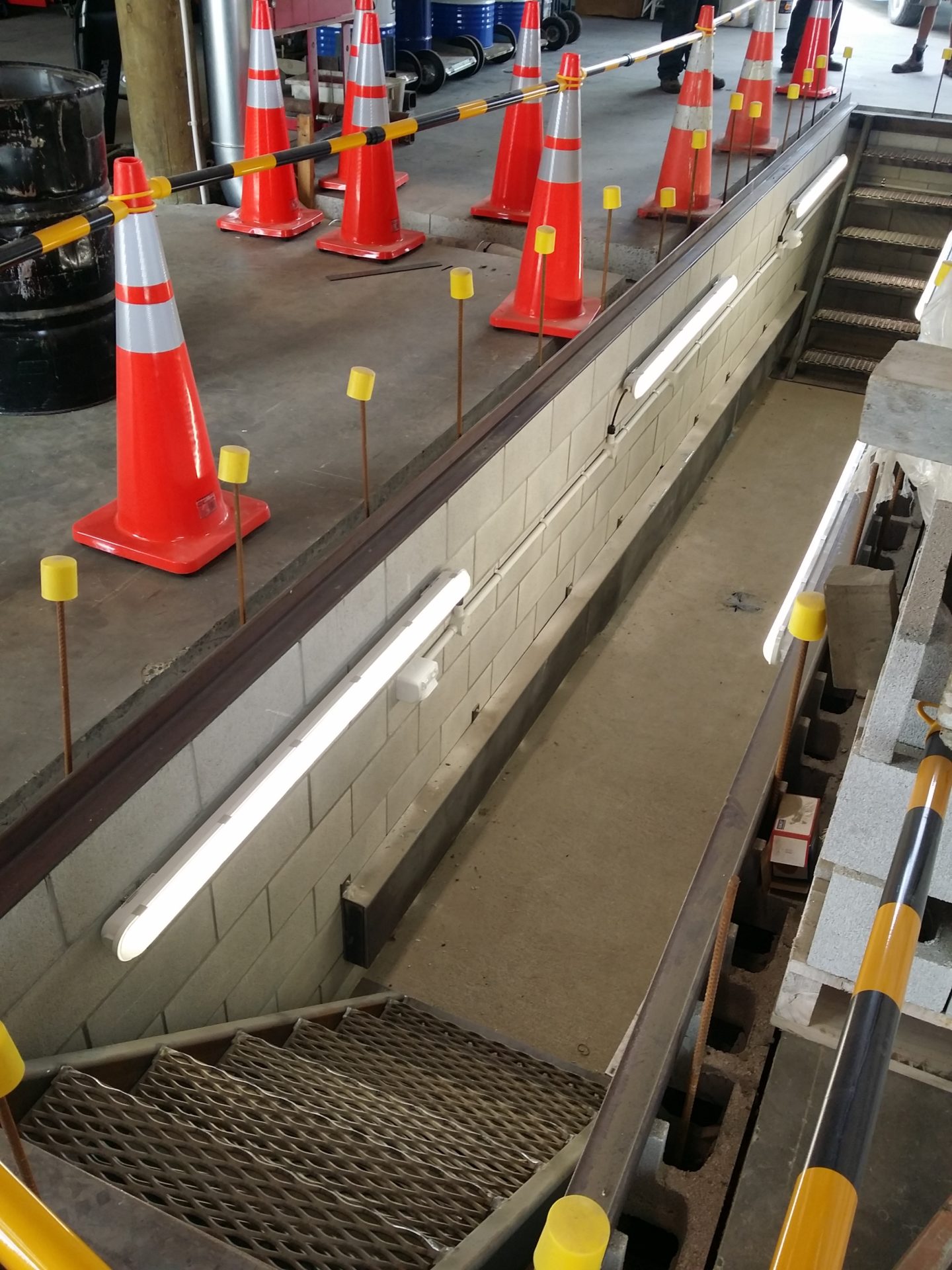 Mechanical pit lighting Alex Stewart Electrical